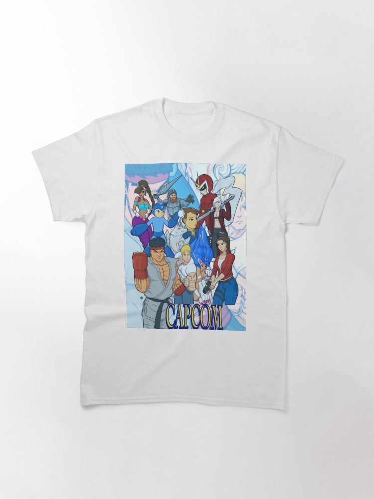 Thumbnail 3 of 7, Classic T-Shirt, Capcom All Stars designed and sold by Reflex76.