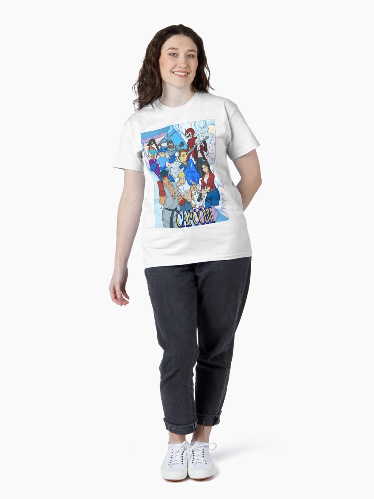 Thumbnail 4 of 7, Classic T-Shirt, Capcom All Stars designed and sold by Reflex76.