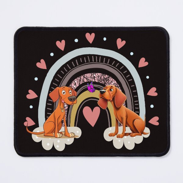 Item preview, Vizslas Distracted By A Butterfly: Dog Design designed and sold by Wolfheartart.