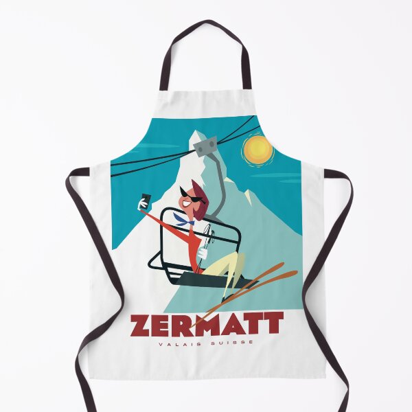 Item preview, Zermatt ski poster designed and sold by GAGodel.