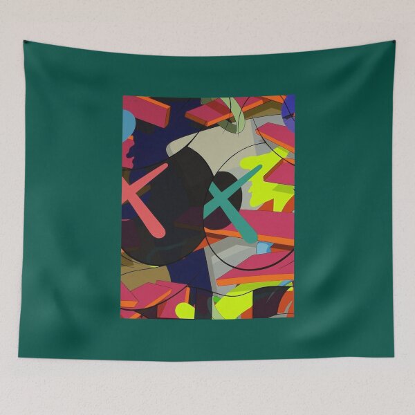 Item preview, Much Color Makes Me Confused Tapestry designed and sold by EllsworthMoore2.