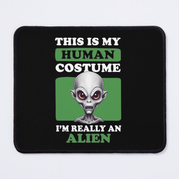 Item preview, This Is My Human Costume I'm Really An Alien - Spooky Alien Costume designed and sold by Ridaelb.