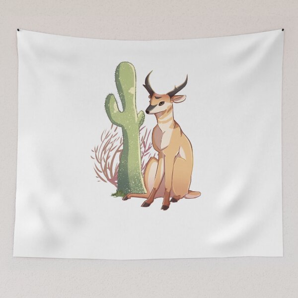 Item preview, Pronghorn in Desert designed and sold by Sumire76.