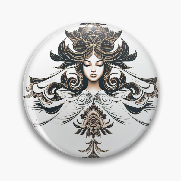Item preview, yoga unalome diseño floral oriental designed and sold by ASdsign.