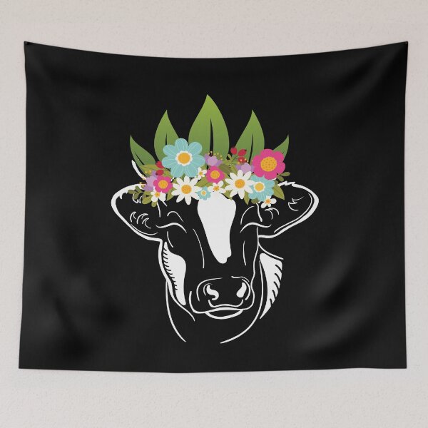 Item preview, Flowers Cow Cows Farmer designed and sold by MooonTees.
