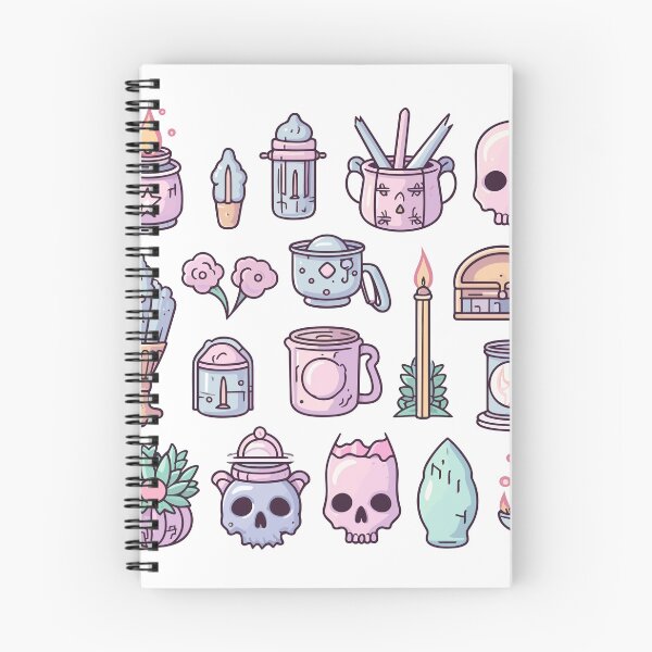 Item preview, Kawaii Witchcraft Supplies for Witches designed and sold by skullcap-prints.