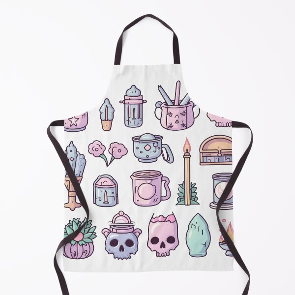 Item preview, Kawaii Witchcraft Supplies for Witches designed and sold by skullcap-prints.