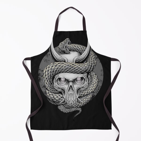 Item preview, THE SKULL AND SNAKE BW designed and sold by mhr24.