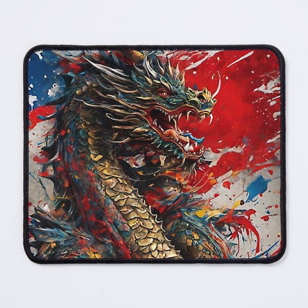 Item preview, The graffiti artwork featured a vibrant color splash that brought a fierce and majestic dragon to life on the city's walls. designed and sold by Best-Art-32.