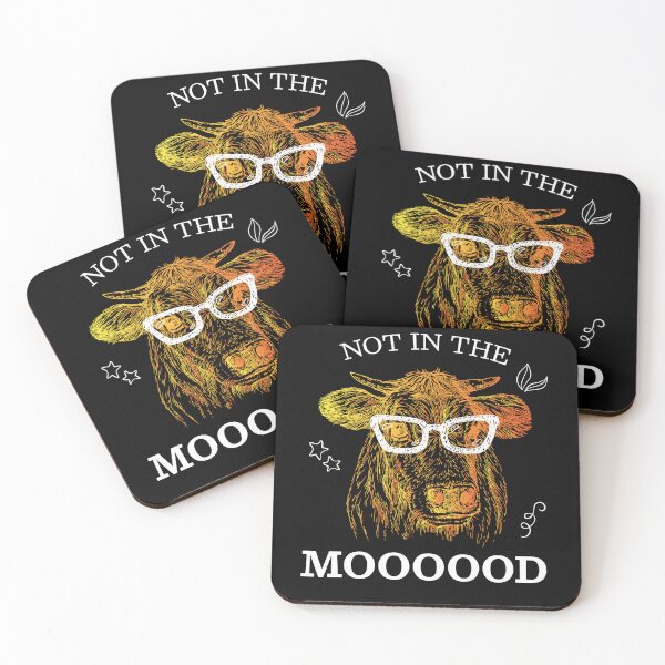 Item preview, Not In Moooood Cow Cows Farmer designed and sold by MooonTees.