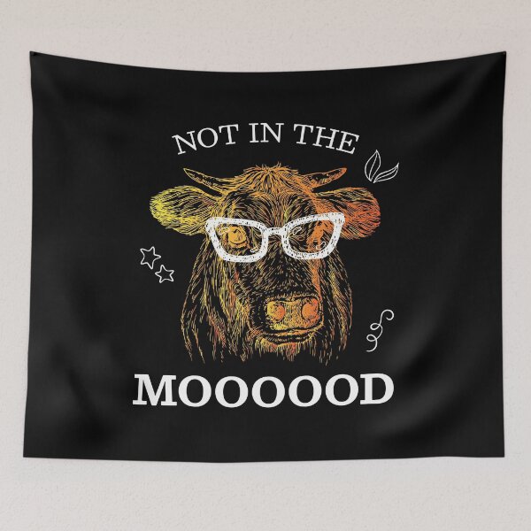 Item preview, Not In Moooood Cow Cows Farmer designed and sold by MooonTees.