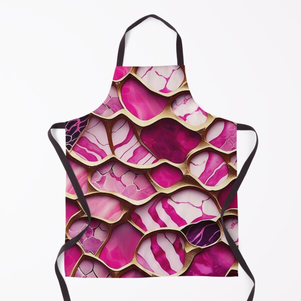 Artikelvorschau, Dunkelrosa Geode-Marmor mit Textur und Goldflecken entworfen und verkauft von BirdsnStuff.