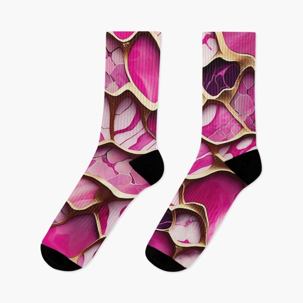 Item preview, Dark Pink Geode Marble with Texture and Gold Flecks  designed and sold by BirdsnStuff.