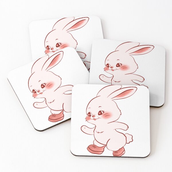 Item preview, Attention bunny red designed and sold by Chibi Land.
