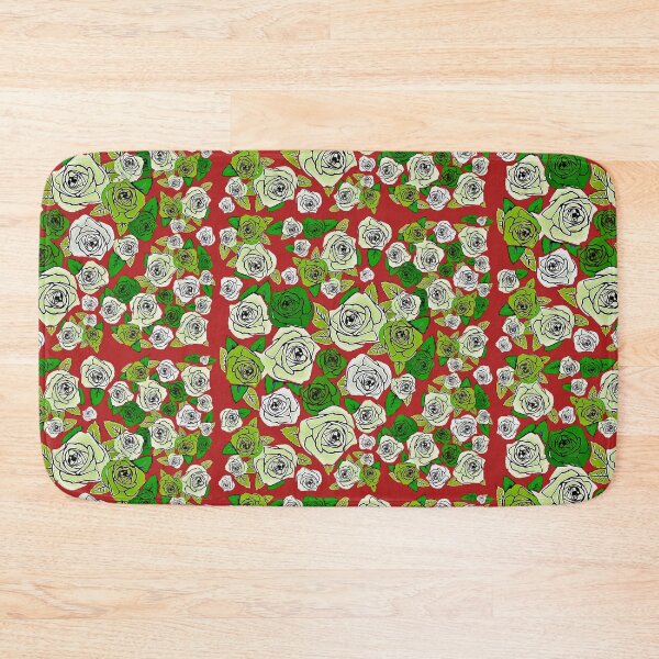 Item preview, Pattern of green roses designed and sold by FlowerandDesing.