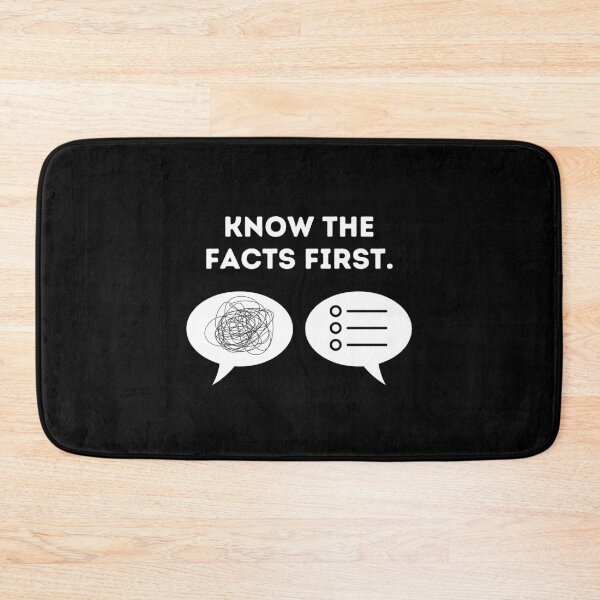 Item preview, Know Your Facts First - Law, Intellectual, Psychology, Psychiatry, Debate Jokes and Quotes designed and sold by ethanzakicab.