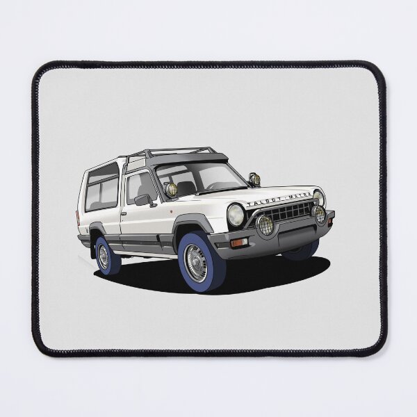 Item preview, White Matra Simca Rancho designed and sold by Webazoot Industries - Car Art.