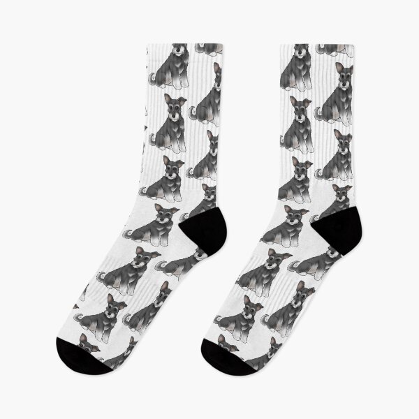 Item preview, Miniature Schnauzer - Black and Silver Natural designed and sold by Jennifer Stolzer.