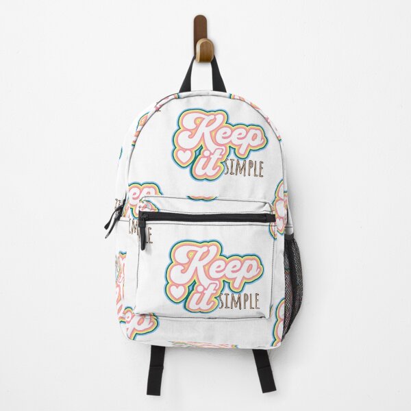 Item preview, Keep it simple, recovering alcoholic rehab, sobriety meeting AA slogan designed and sold by YellowishStore.