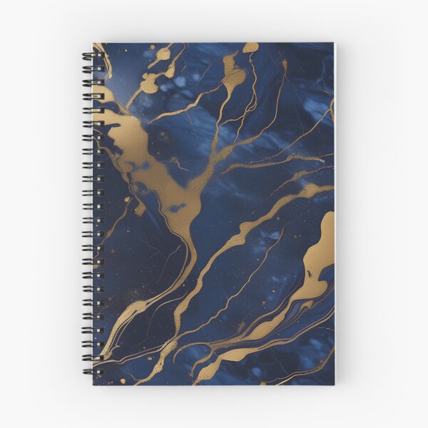 Item preview, Dark Blue Marble with Gold Flecks designed and sold by BirdsnStuff.