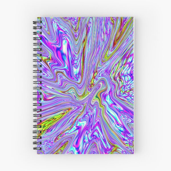 Item preview, Multicolored Fluid Paint Pour Psychedelic Pattern designed and sold by Deborah Camp.