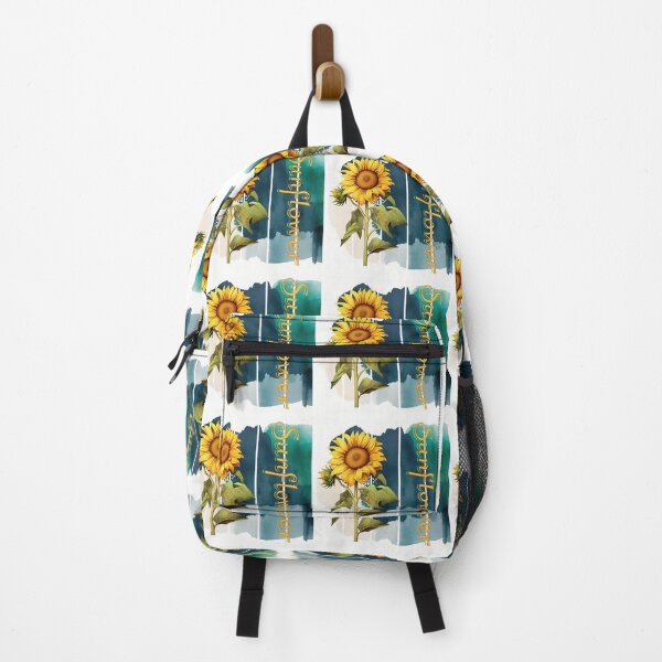 Item preview, A beautiful design with a vintage Sunflower and intricate text. Background with watercolor art designed and sold by Vindbult.