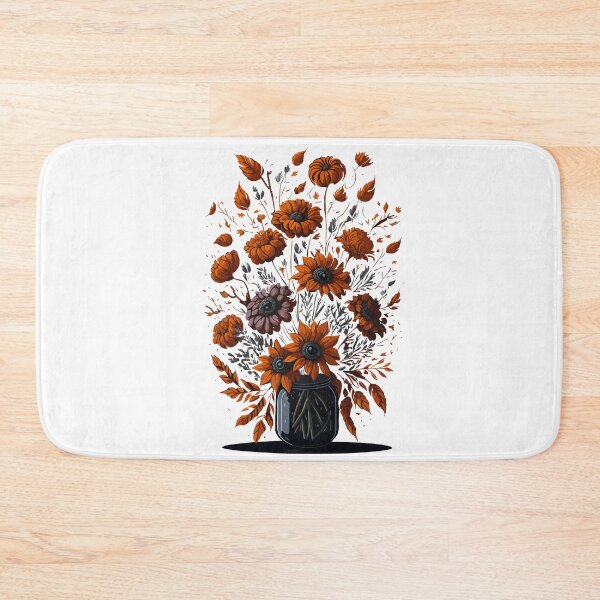 Item preview, Flowers in mason jar, nature art designed and sold by Top-Bot.