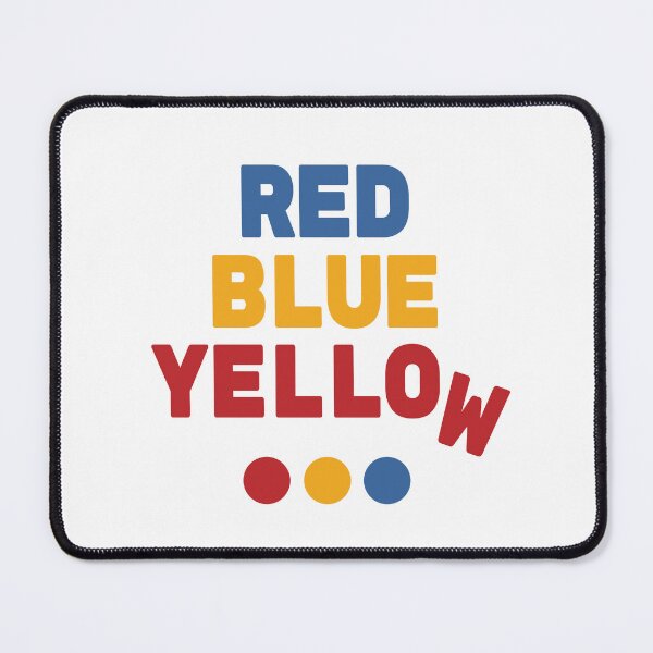 Item preview, red blue yellow Funny Colour Confusion in your eye designed and sold by TNwandesignart.