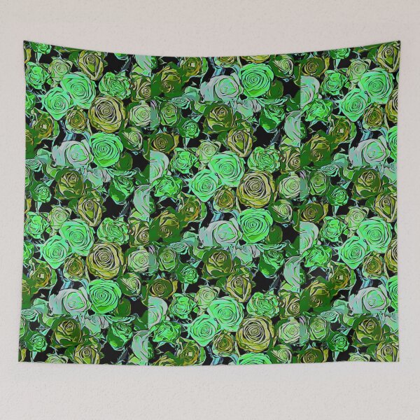 Item preview, A sea of ​​green roses designed and sold by FlowerandDesing.