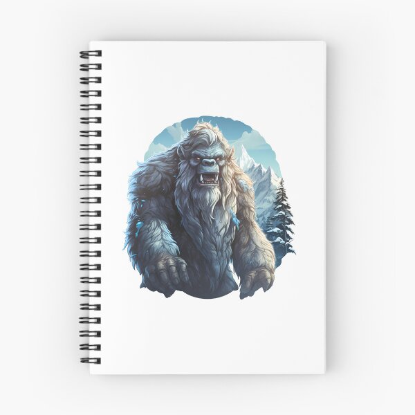 Item preview, Mystical Yeti: Guardian of the Frozen Peaks designed and sold by hamishby.