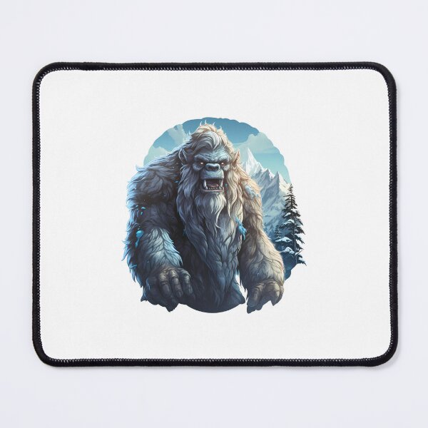 Item preview, Mystical Yeti: Guardian of the Frozen Peaks designed and sold by hamishby.