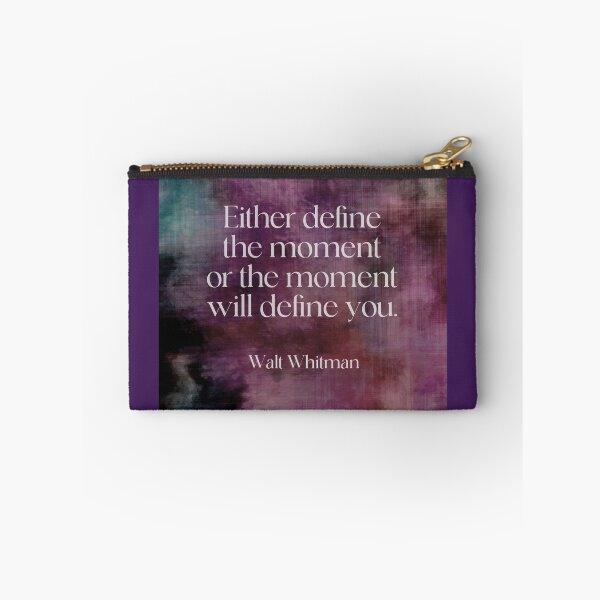 Item preview, Walt Whitman Literary Quote Define The Moment designed and sold by art64.