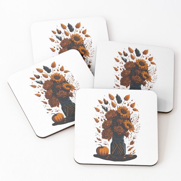 Item preview, Flowers in mason jar, nature art designed and sold by Top-Bot.