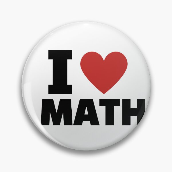 Item preview, I love math  designed and sold by Nerdy Vogue.