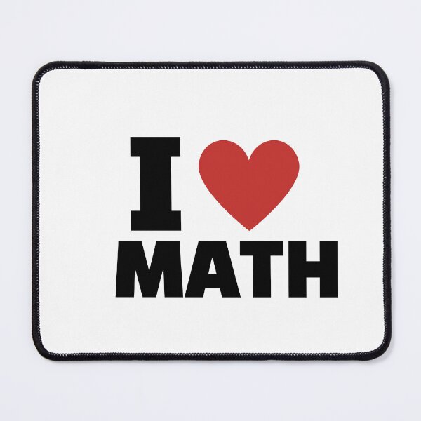 Item preview, I love math designed and sold by Nerdy Vogue.