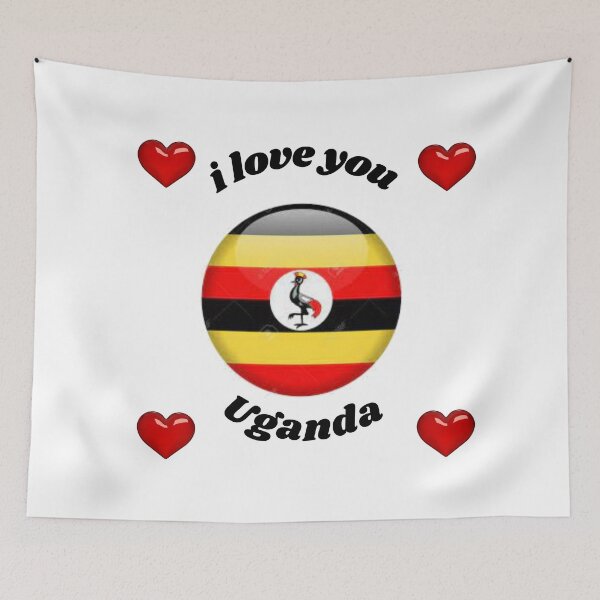 Item preview, flag uganda designed and sold by CARANIACLS.