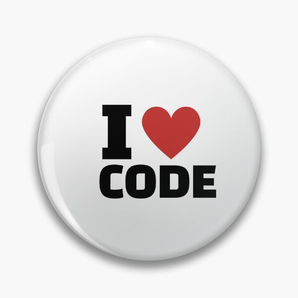 Item preview, I love code designed and sold by Nerdy Vogue.