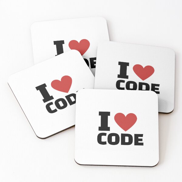 Item preview, I love code designed and sold by Nerdy Vogue.