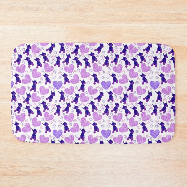 Item preview, Doberman Puppy Pattern With Hearts And Paws designed and sold by Wolfheartart.