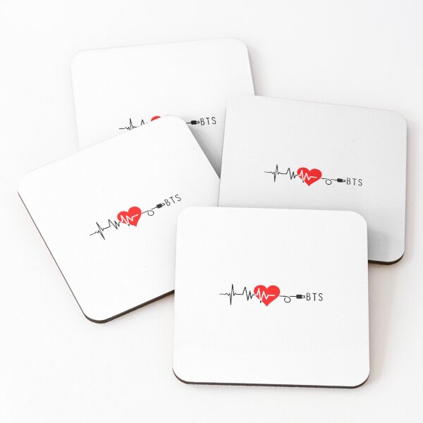 Item preview, Korean Red Hart Line - BTS Lovers Classic T.shirt designed and sold by imimshop.