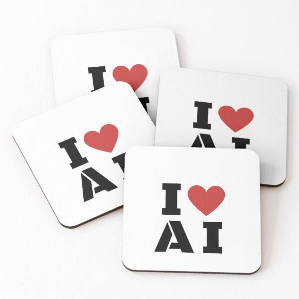 Item preview, I love AI designed and sold by Nerdy Vogue.