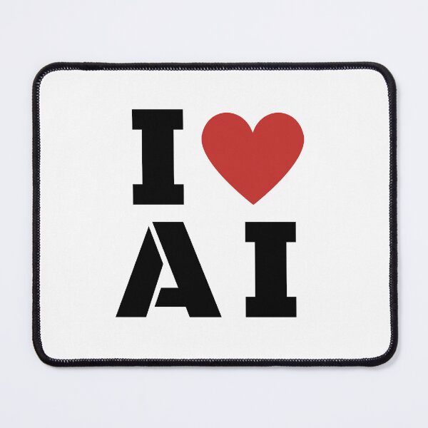 Item preview, I love AI designed and sold by Nerdy Vogue.