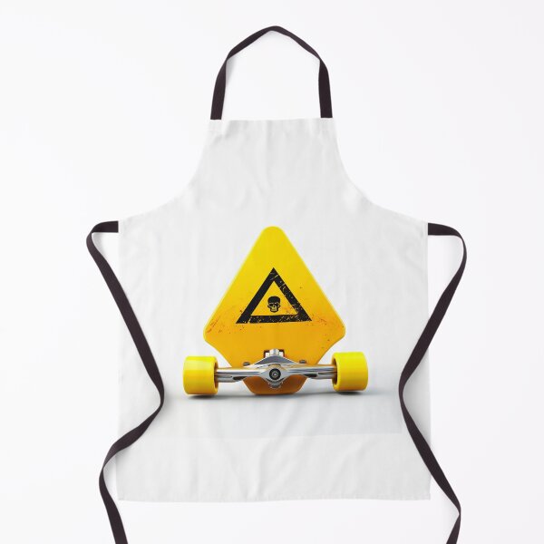 Item preview, Skateboarding, yellow road sign with wheels designed and sold by silent-violin.
