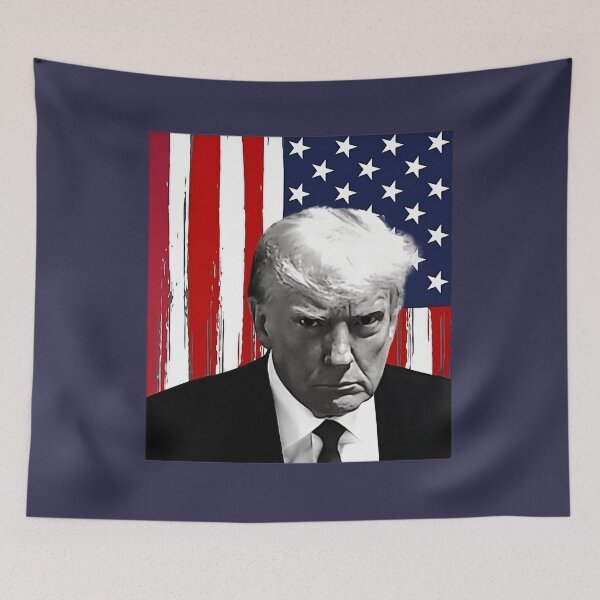 Item preview, Trump mugshot designed and sold by Aesthetic-Verse.
