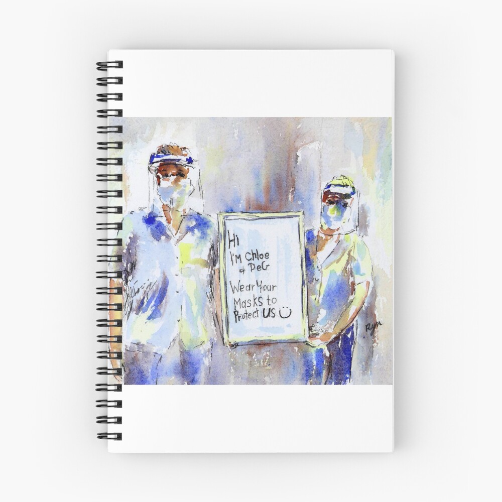 Item preview, Spiral Notebook designed and sold by WrenCottage.