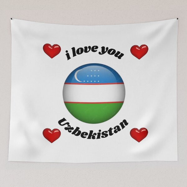 Item preview, flag uzbekistan designed and sold by CARANIACLS.
