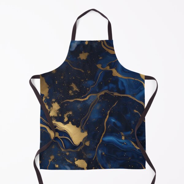 Item preview, Dark Blue Marble with Gold Flecks designed and sold by BirdsnStuff.