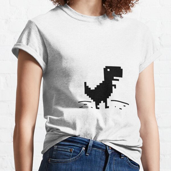 Camiseta Joguinho Dinossauro Chrome Sem Internet