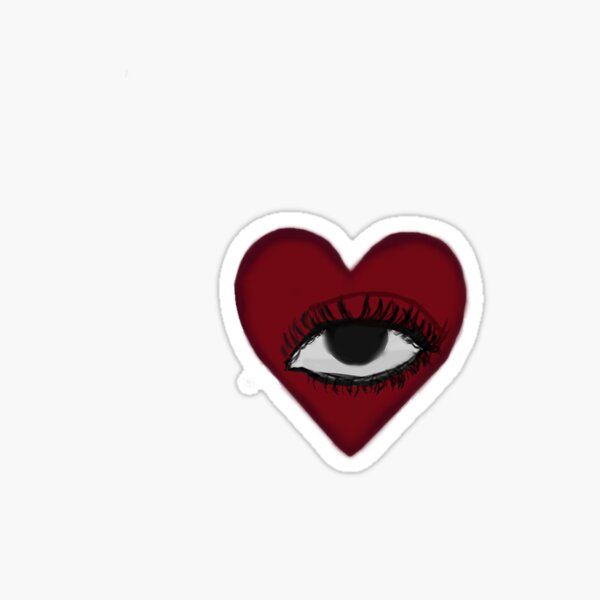 weirdcore eye fairycore creepy sticker by @amethystbones