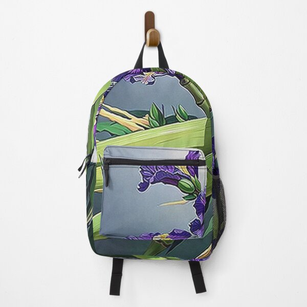 Item preview, Bamboo with Purple Irises designed and sold by George Hutton Hunter.